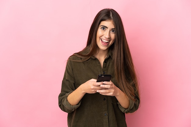 Expressive young woman posing