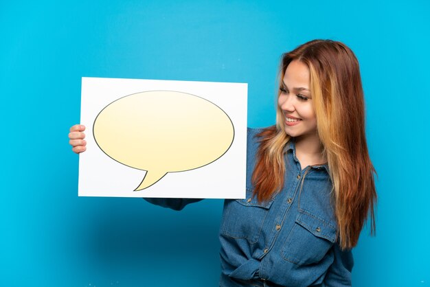 Expressive young woman posing