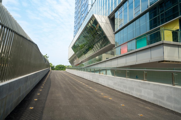 Photo the expressway and the modern city skyline are in chongqing china