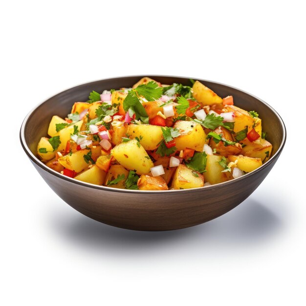 Exquisite aloo chaat delight