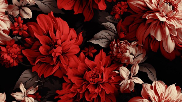 Photo exquisite brocade seamless patterns for timeless elegance