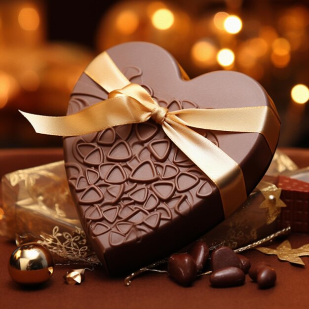 Photo exquisite chocolate shape