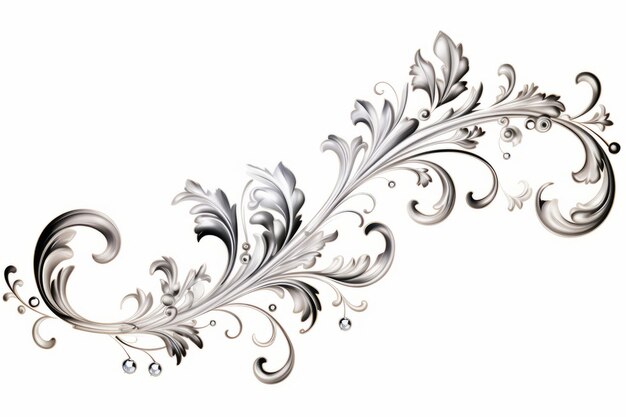 Photo exquisite corner filigree clipart enhancing your designs with intricate elegance