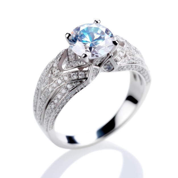 Exquisite Diamond Engagement Ring Brilliant Sophisticated