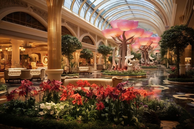 The Exquisite Interior of Wynn Hotel A Glimpse Into Luxury and Grandeur in Las Vegas