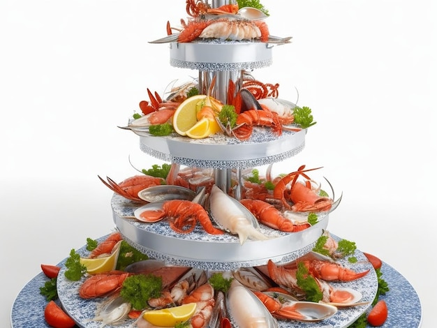 Exquisite Seafood Tower