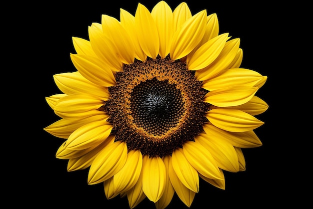 Photo exquisite sunflower design element