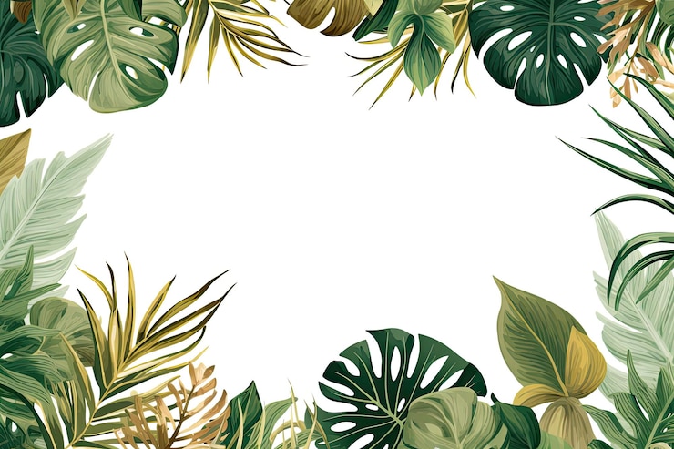 Photo exquisite tropical leaf decor for cosmetics spa beauty salon and more