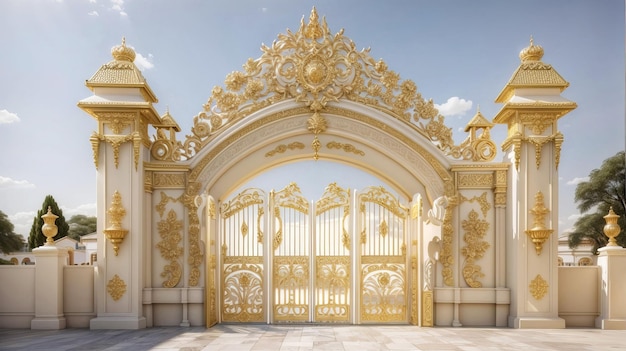 Exquisite Wedding Floral Gate Decoration