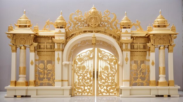 Exquisite Wedding Floral Gate Decoration