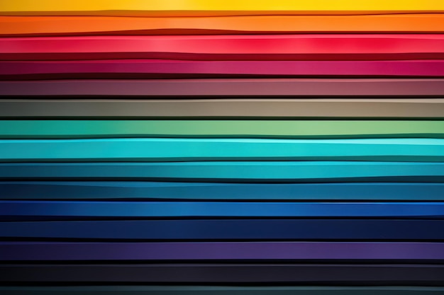 Foto ampia palette di colori generata dall'ai