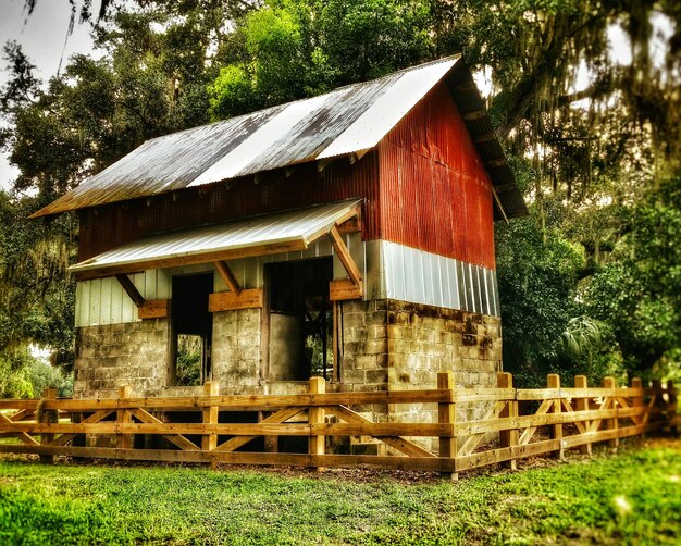 Exterior of abandoned slaughterhouse