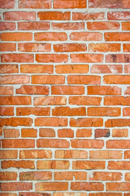 Foto fondo di struttura del muro di mattoni esterno