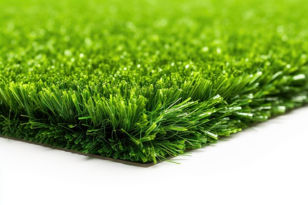 Exterior element white background artificial grass carpet