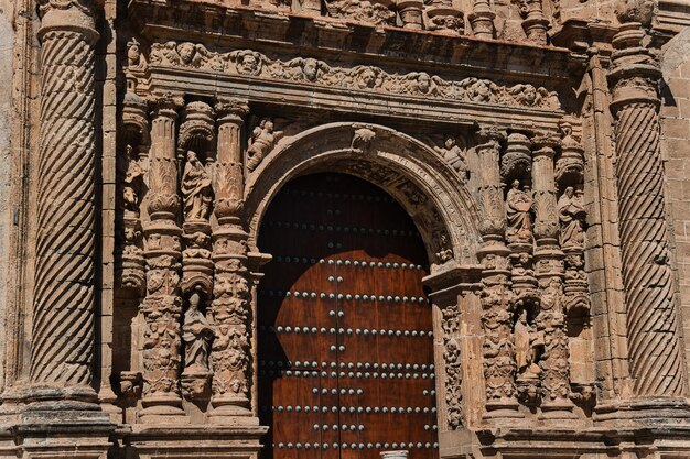 Exterior facade of the Basilica of El Puerto de Santa Maria Spain