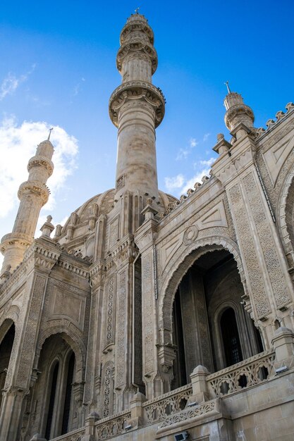 Exterior of Heydar Mosque in Baku Azerbaijan