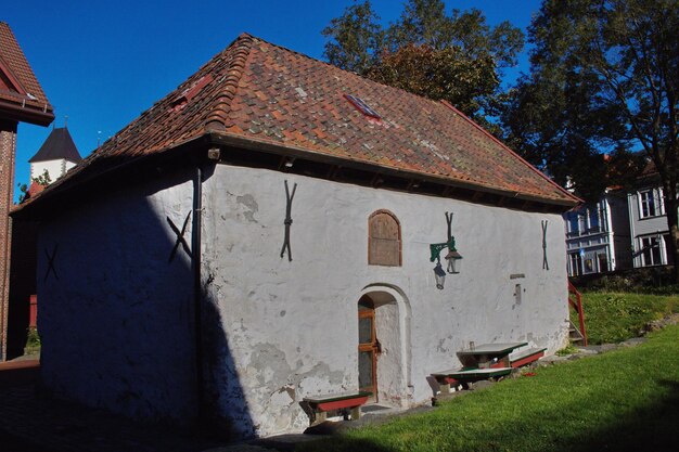 Exterior of house against sky