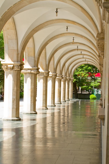 Exterior of the Joseph Stalin Museum in Gori Georgia