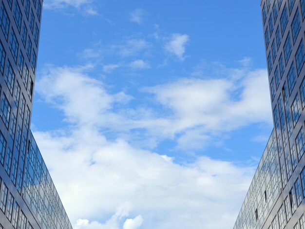 Photo exterior of modern building against sky