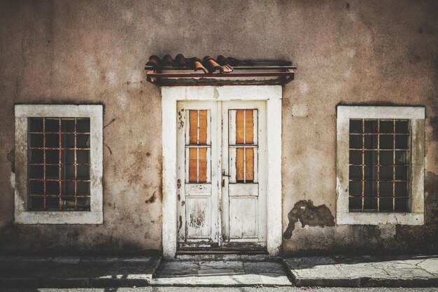 Foto esterno dell'edificio vecchio