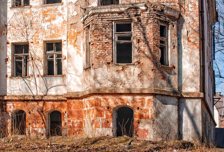 Фотография внешняя часть старого здания