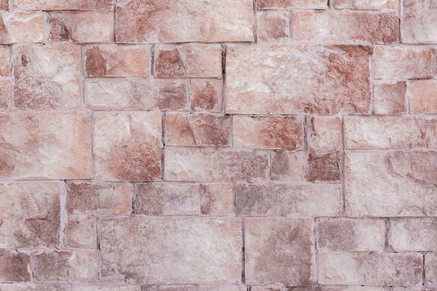 Exterior of a residential building Decorative masonry is applied to the wall