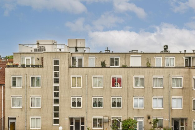 Exterior view of building