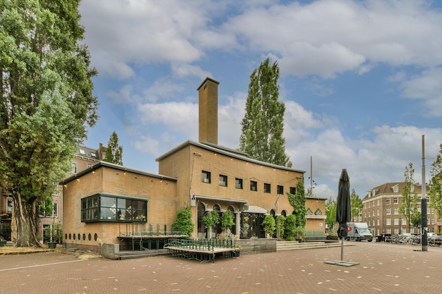 Exterior view of building