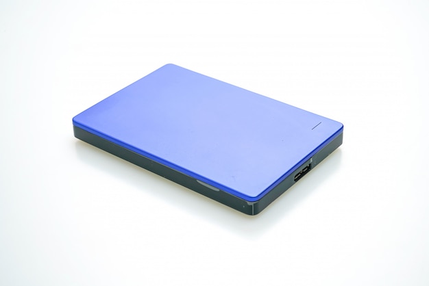 external hard disk isolated