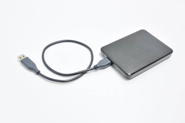 External storage with USB wired.