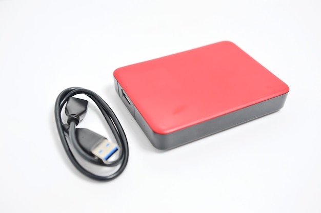 External storage with USB wired.