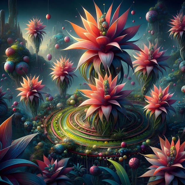 Extraordinary flora digital art