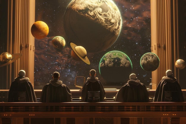 Фото Инопланетный суд с судьями