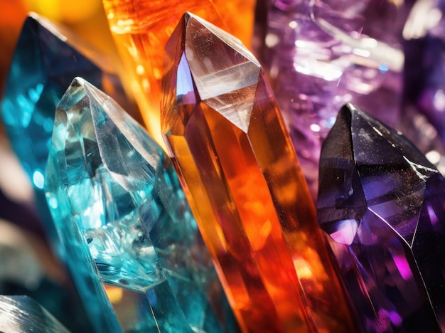 Extreme Close Up Bright Crystal Stone wallpaper