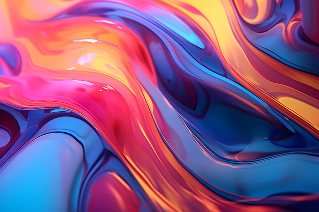 Extreme closeup of a colorful abstract design background