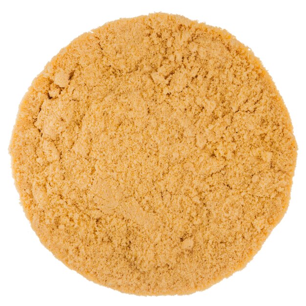 Photo extreme closeup of mustard powder texture