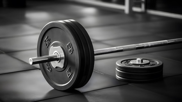 Extreme CloseUp op de barbell