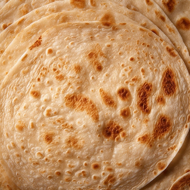 Extreme CloseUp of Round Waffle