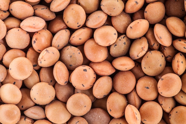 Extreme Closeup Texture of Lentils