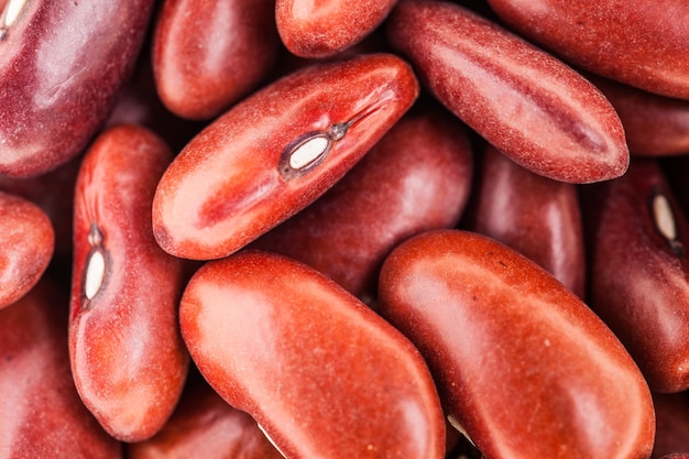 Extreme Closeup Texture of Red Beans