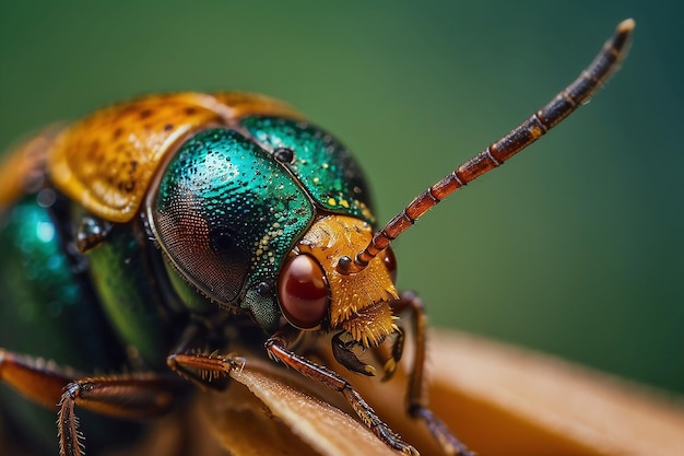 Extreme macro close-up van insecten fantasie kunst