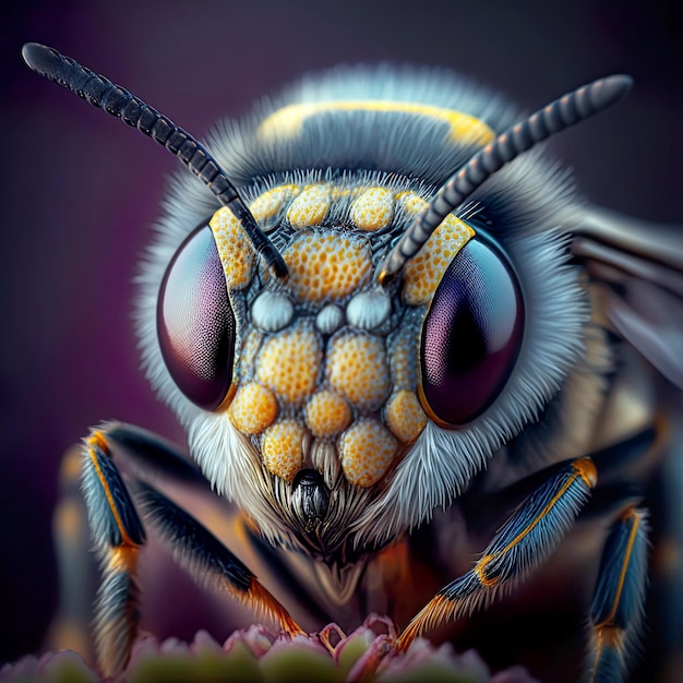 Extreme magnification - Solitaire Bee