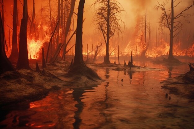 Foto climi estremi alimentati dall'aumento delle temperature