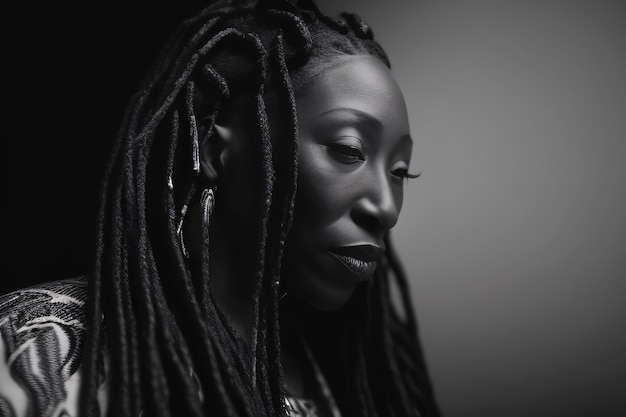 extremely beautiful black woman with serious expression with power pose, black lives matter campaign