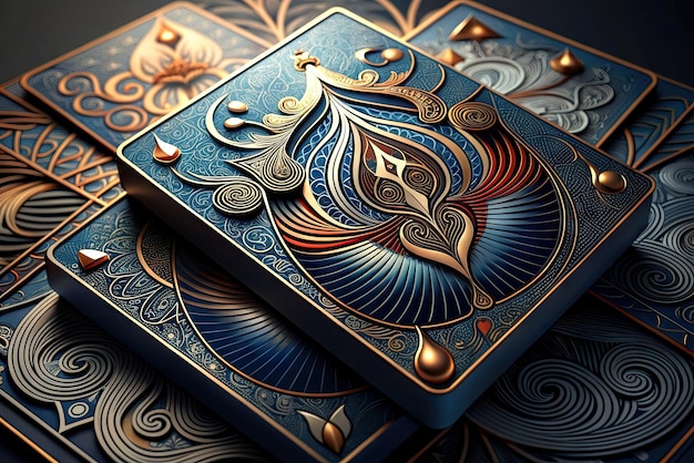 Extremely luxurious and realistic poker and blackjack playing cards