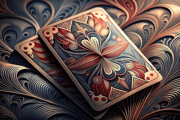 Extremely luxurious and realistic poker and blackjack playing cards