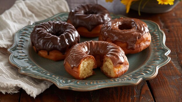 extures are a key element from the smooth shiny glaze and velvety chocolate frosting to the fluffy