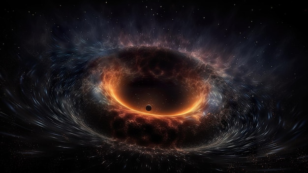 The eye of the black hole