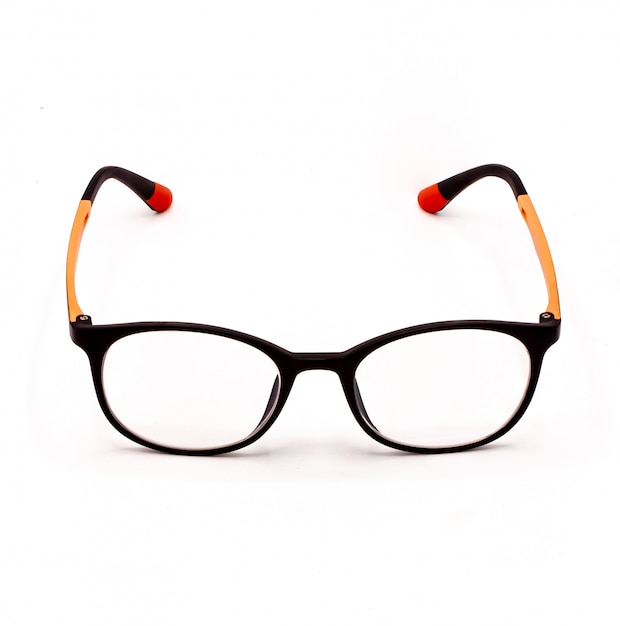 Photo eye glasses isolated