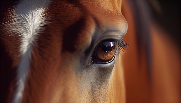 Eye of the horse